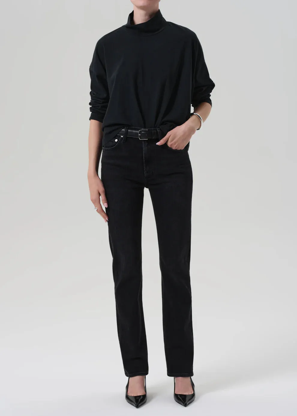 ZURIE STRAIGHT - WILLOW (BLACK) sold by Wildflower