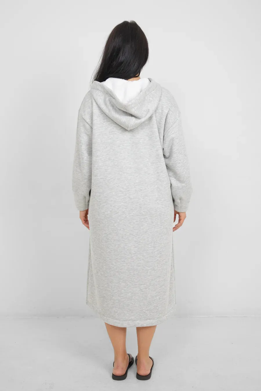 THE RAILS TERRY ZIP COVER UP WITH HOOD - GREY sold by Wildflower product image thumbnail 5