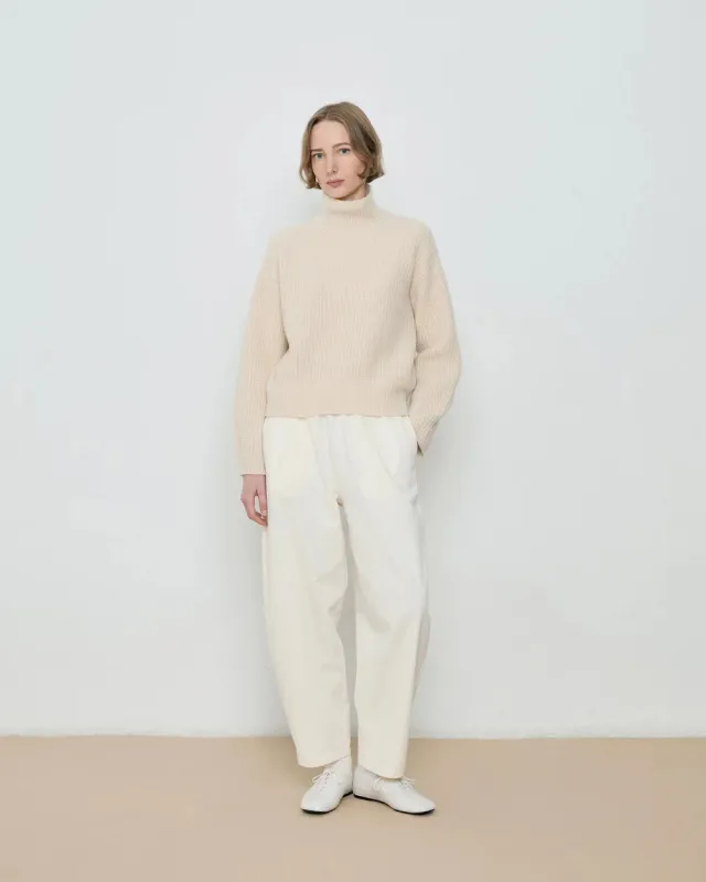 DERRIS IVORY SWEATER made by Diarte