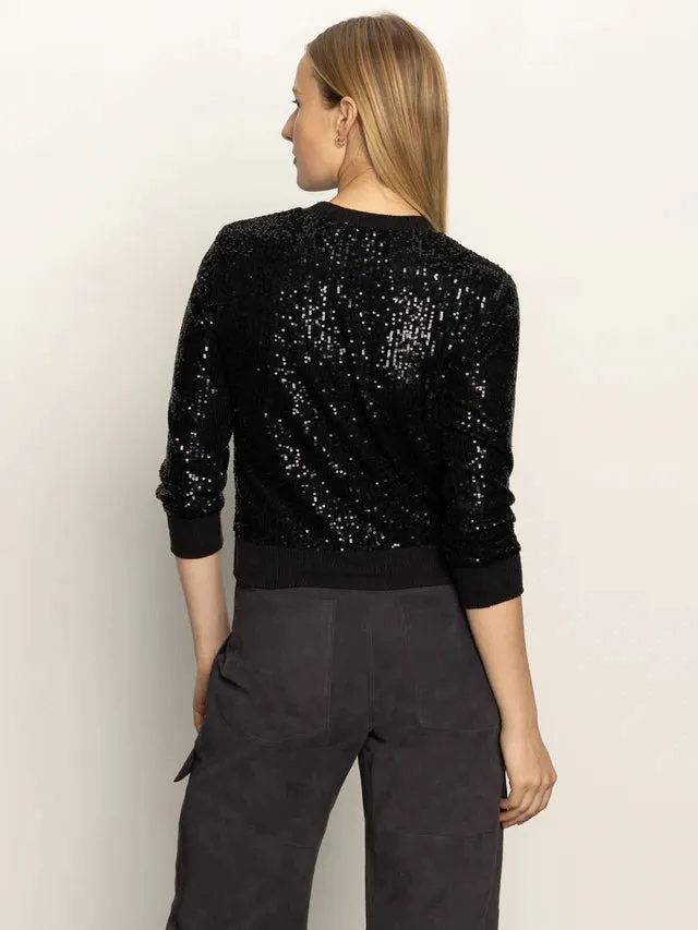 RELAXED SPARKLE POPOVER - BLACK sold by Wildflower product image thumbnail 4