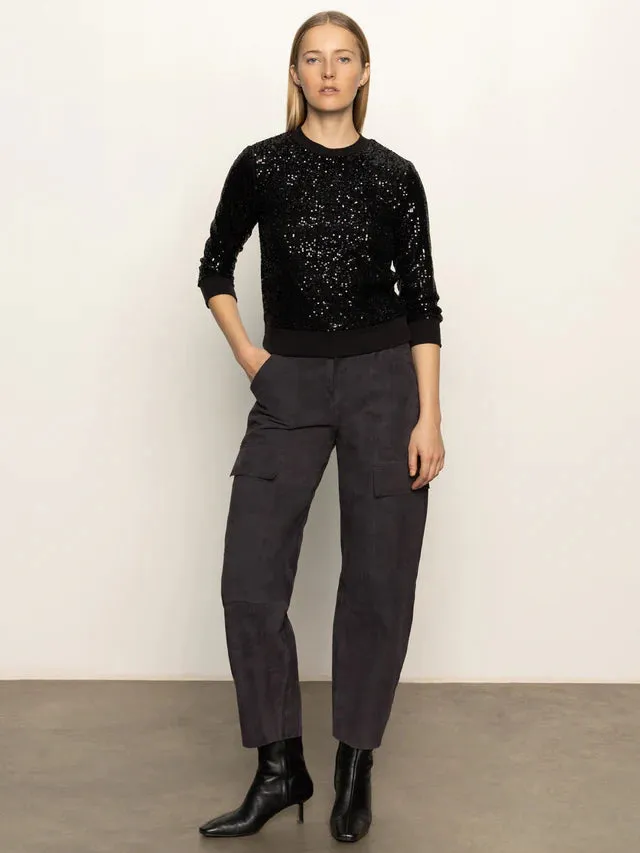 RELAXED SPARKLE POPOVER - BLACK sold by Wildflower product image thumbnail 3