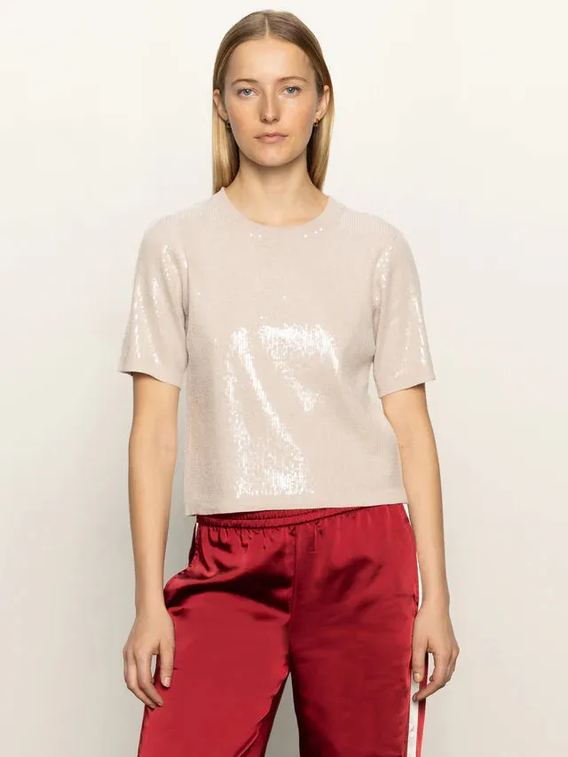SPARKLE SEQUIN SWEATER - MOTHER OF PEARL sold by Wildflower product image thumbnail 2