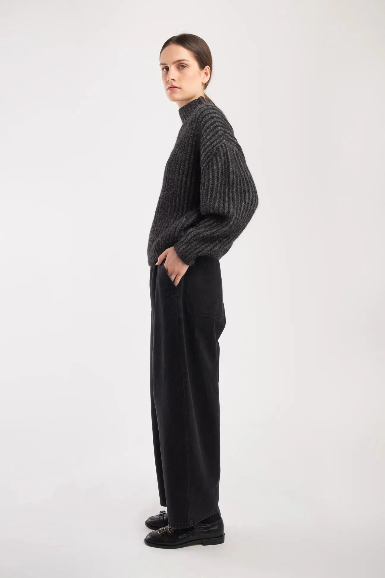 CHARCOAL INES SWEATER sold by Wildflower product image thumbnail 3