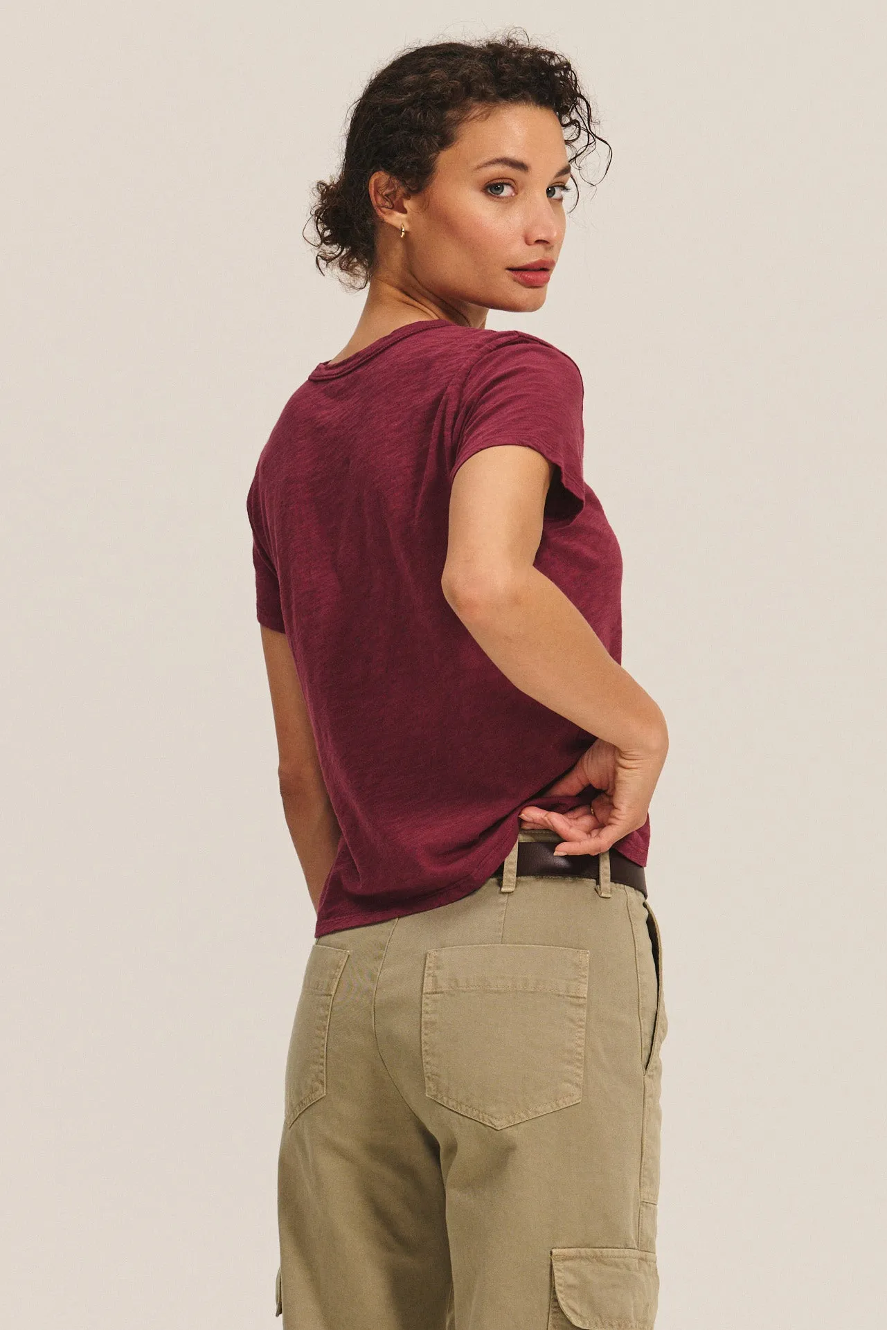 MARIKA TEE - CABERNET sold by Wildflower product image thumbnail 3