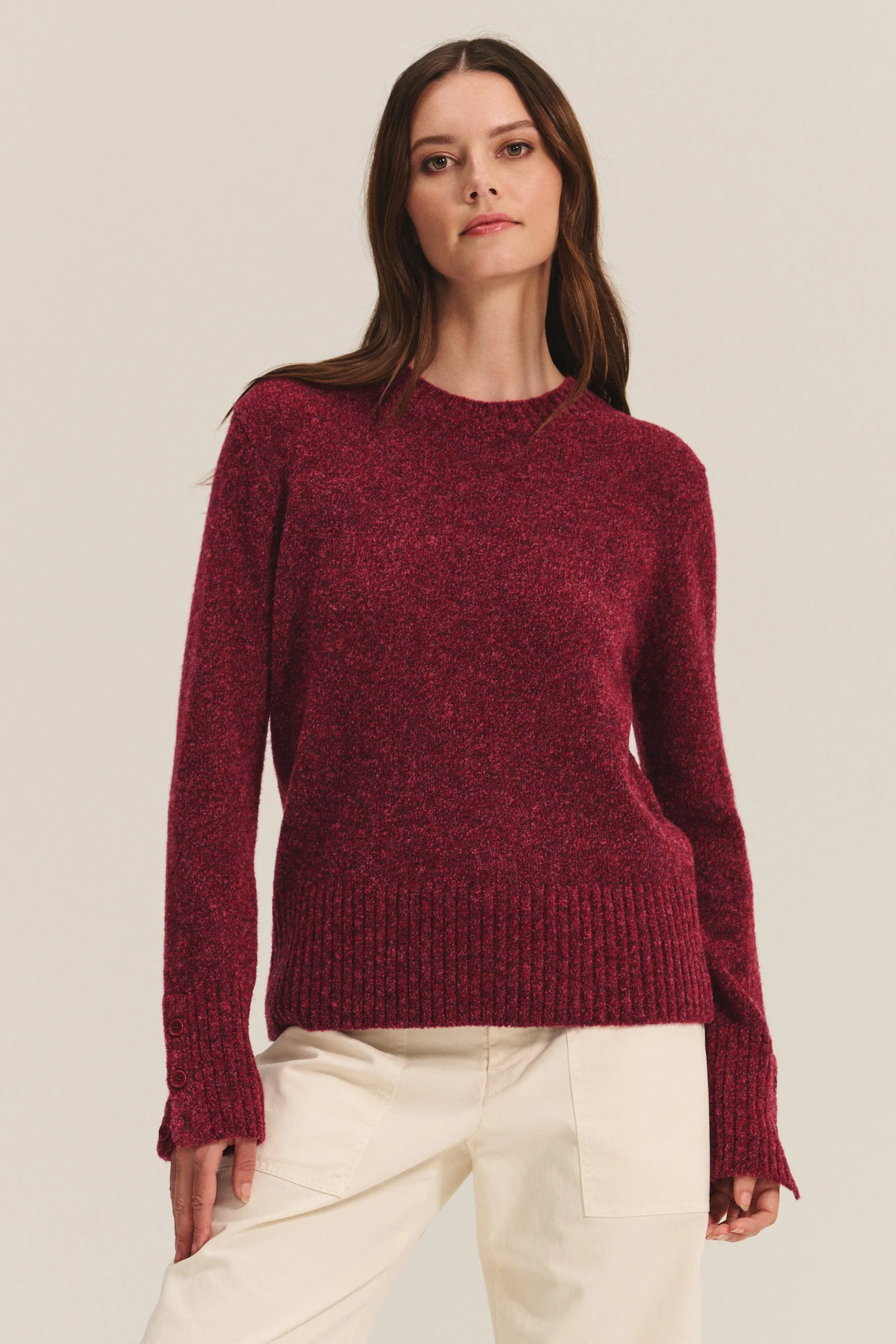 MAISIE SWEATER - MULBERRY sold by Wildflower