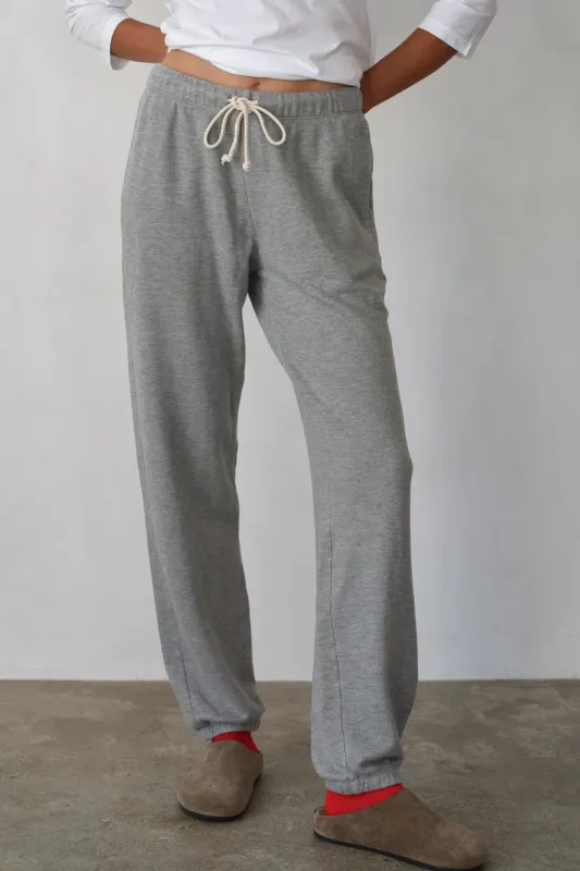 ECO-TERRY SWEATPANTS - HEATHER GREY sold by Wildflower
