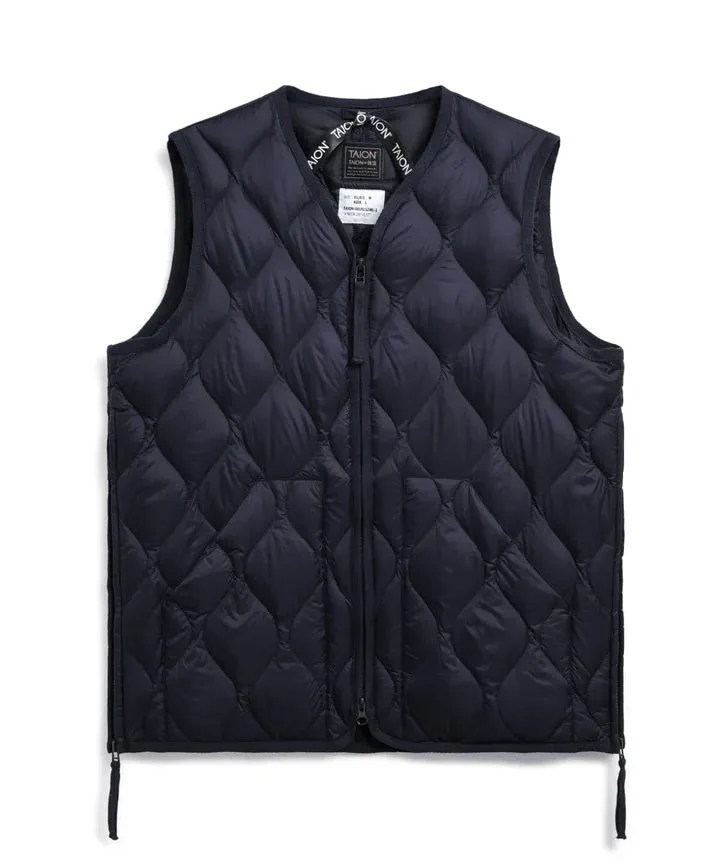 UNISEX MILITARY V-NECK WITH ZIP DOWN VEST sold by Wildflower product image thumbnail 2