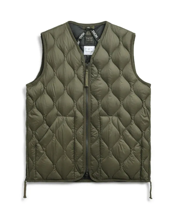 UNISEX MILITARY V-NECK WITH ZIP DOWN VEST sold by Wildflower