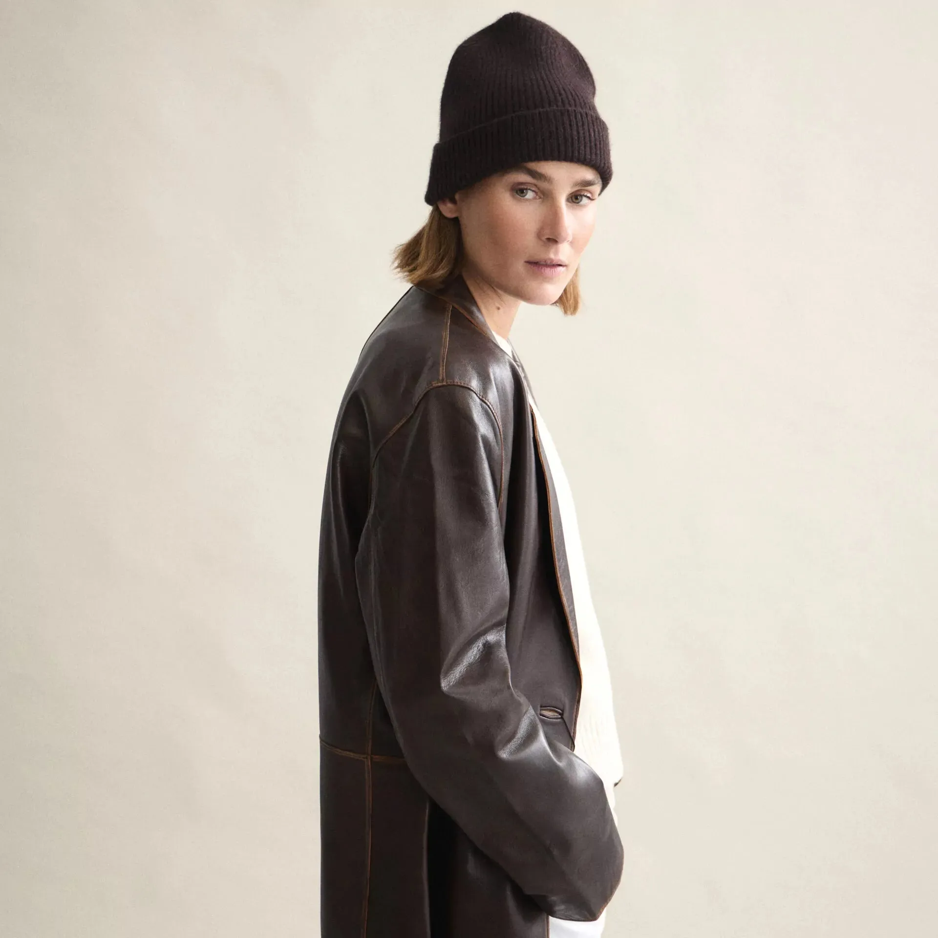 CLASSIC BEANIE - ESPRESSO sold by Wildflower product image thumbnail 3