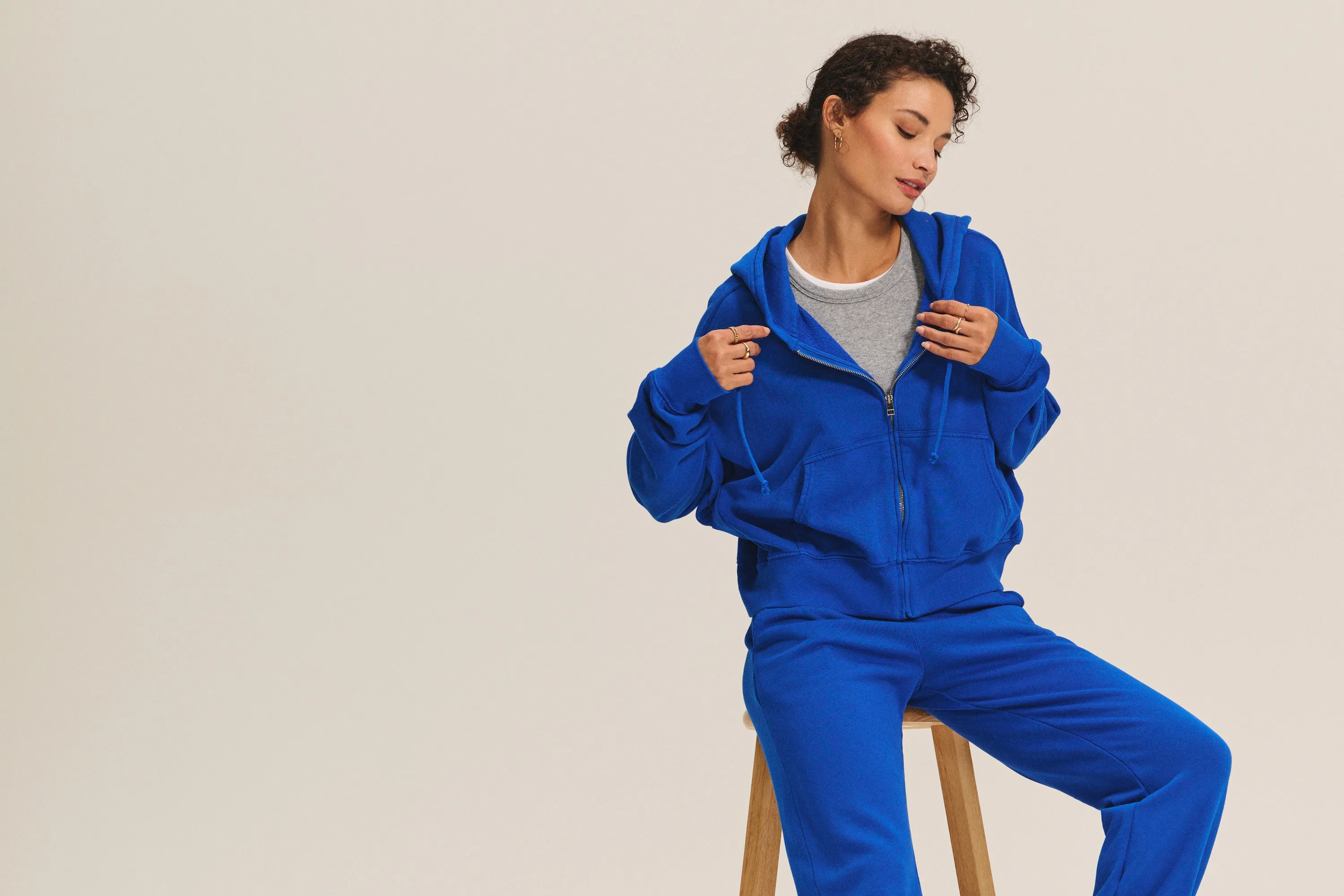 HIGHLAND FLEECE TOP - ISLAND sold by Wildflower product image thumbnail 4