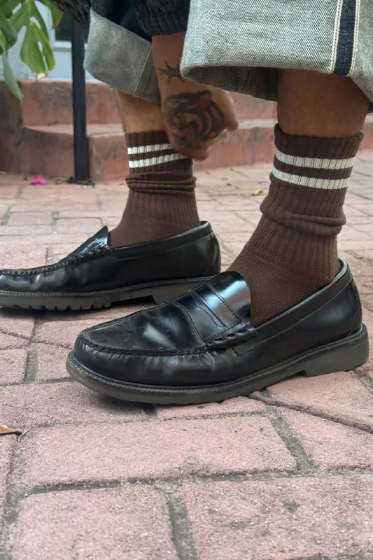 EXTENDED BOYFRIEND SOCKS - WOOD sold by Wildflower