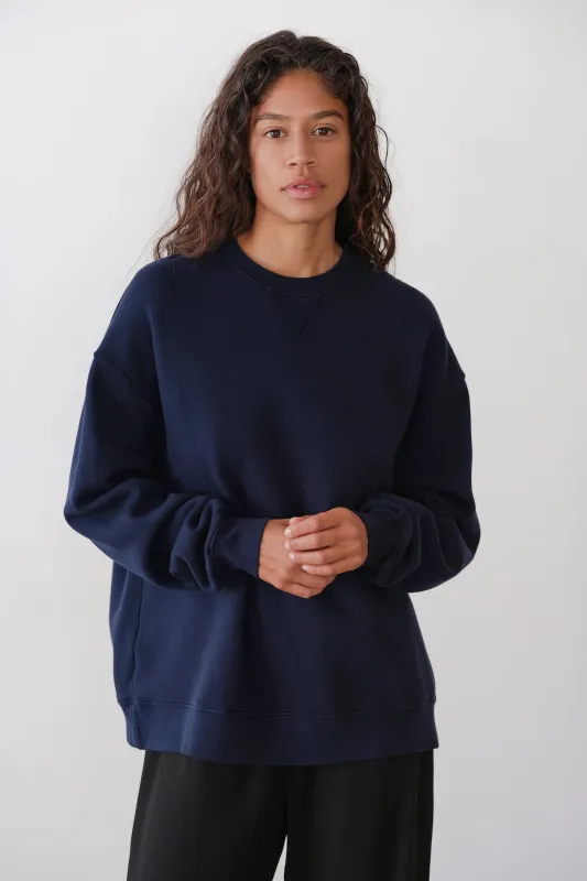 THE ECO-FLEECE OVERSIZED SWEATSHIRT sold by Wildflower