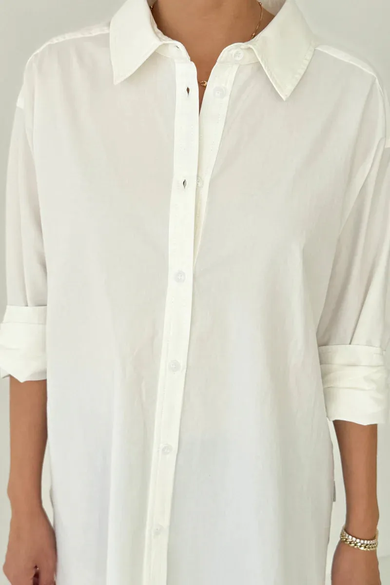 LIGHT WEIGHT OWEN SHIRT - WHITE sold by Wildflower product image thumbnail 4