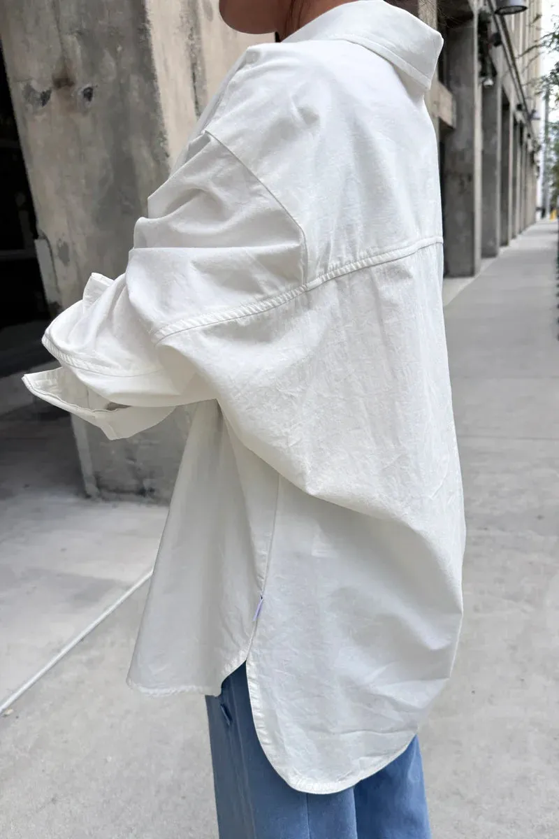 LIGHT WEIGHT OWEN SHIRT - WHITE sold by Wildflower product image thumbnail 2