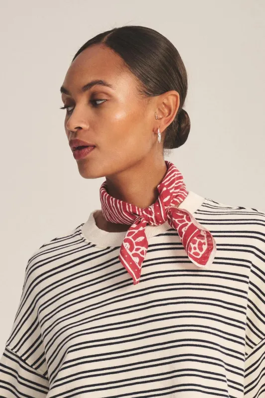 LISETTE PRINTED COTTON SCARF made by Velvet