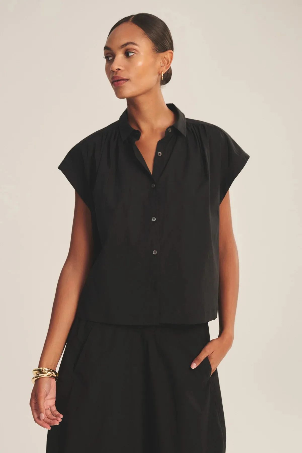 ARLEND TOP - BLACK sold by Wildflower product image thumbnail 3