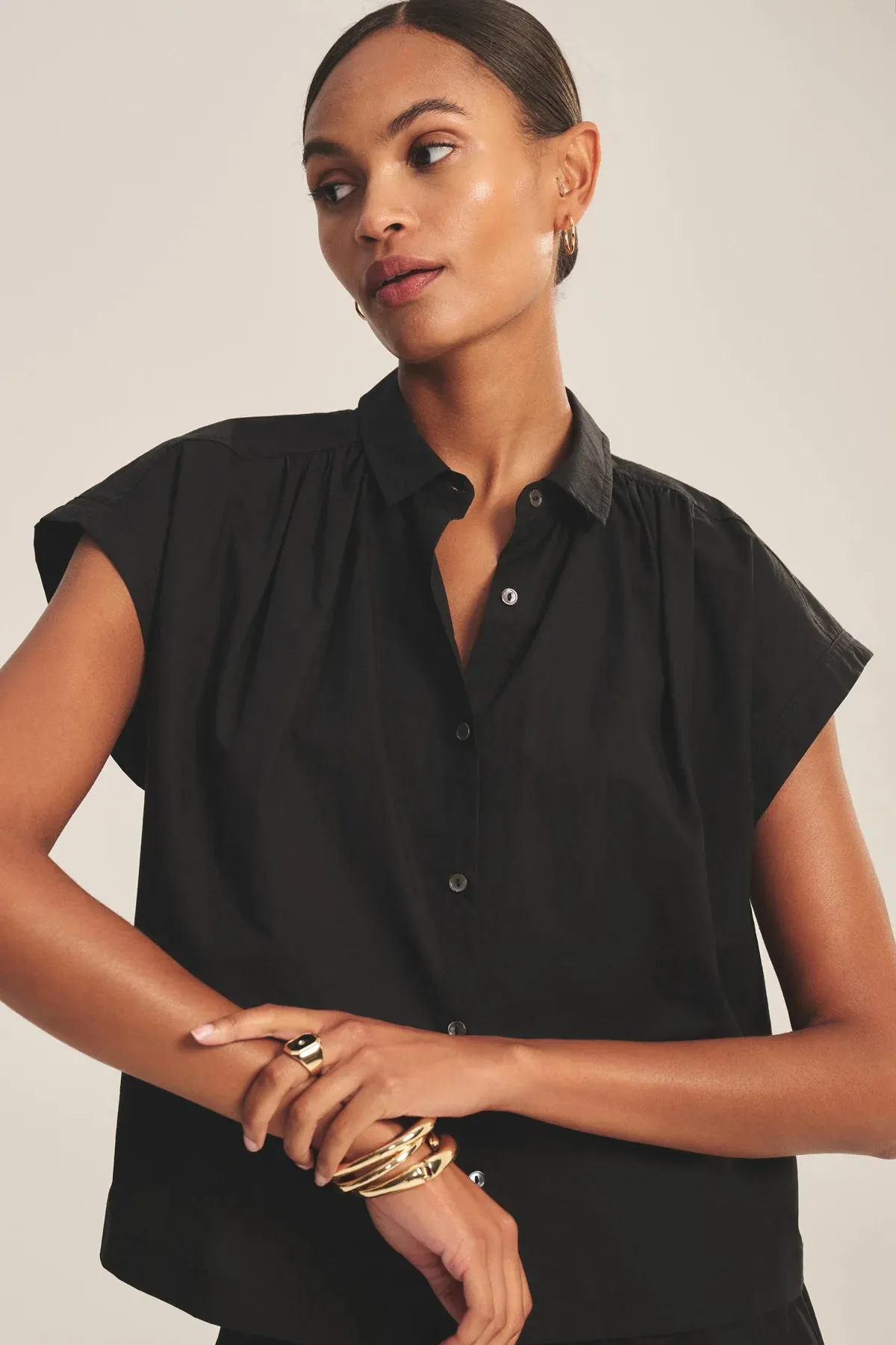 ARLEND TOP - BLACK sold by Wildflower product image thumbnail 2