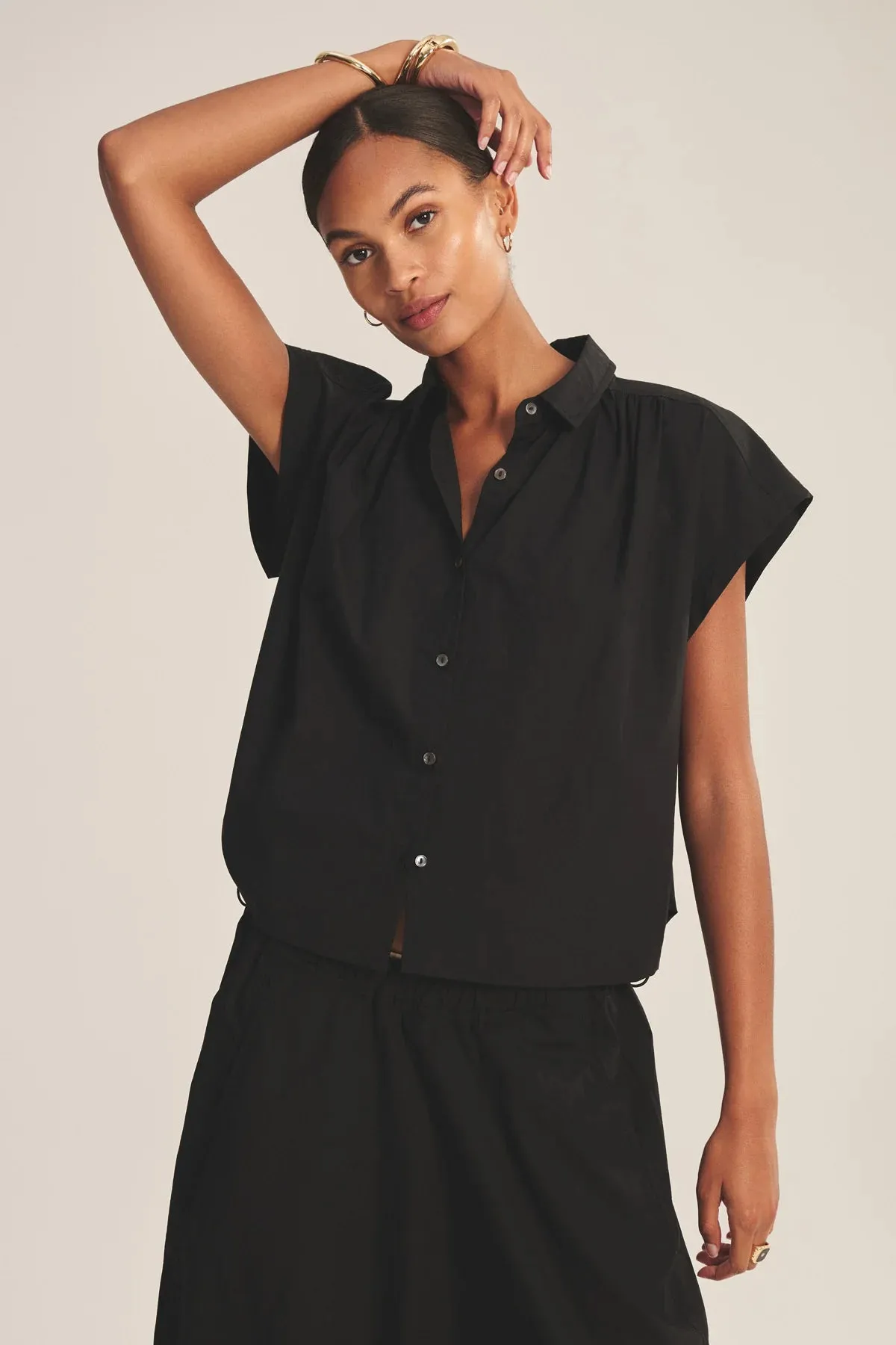 ARLEND TOP - BLACK sold by Wildflower product image thumbnail 4