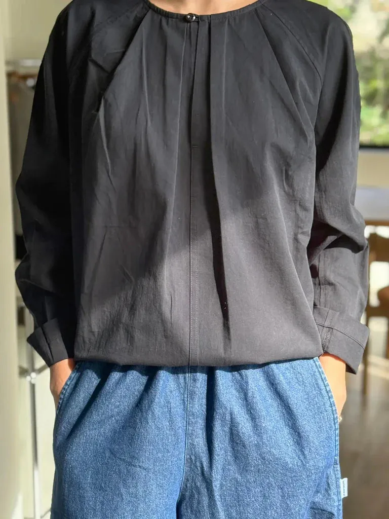 JULIENNE LONG SLEEVE TOP - BLACK sold by Wildflower