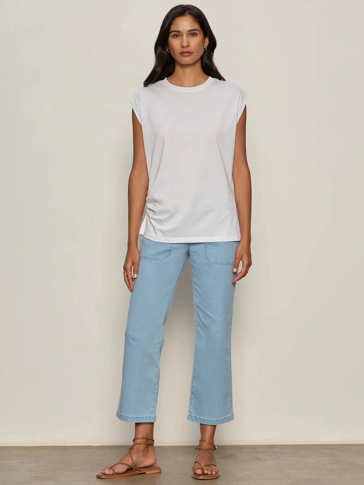 RETREAT CROP JEAN - SKYLINE sold by Wildflower product image thumbnail 5