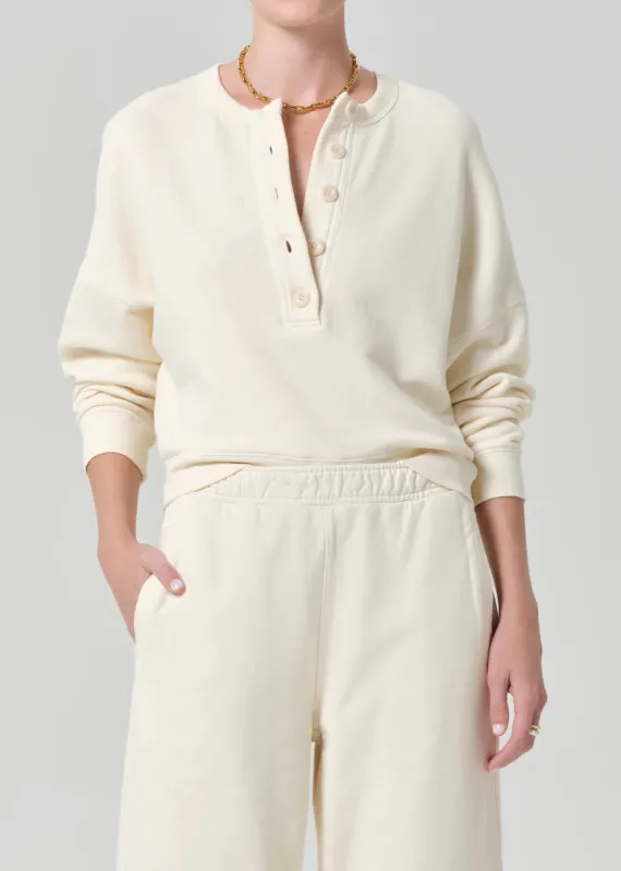RHOMBOID HENLEY - CREAM made by Citizens Of Humanity