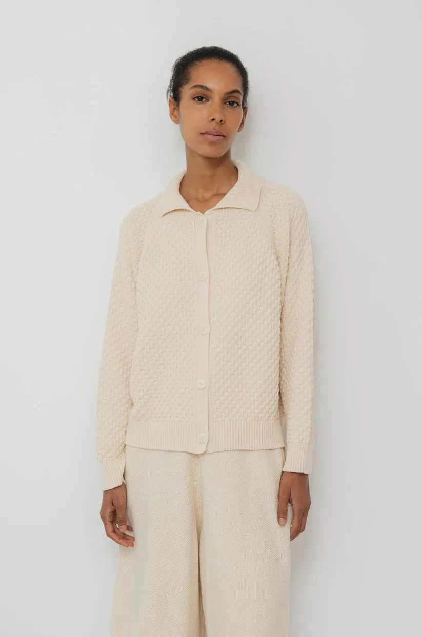 TEXTURED CARDIGAN - NATURAL sold by Wildflower