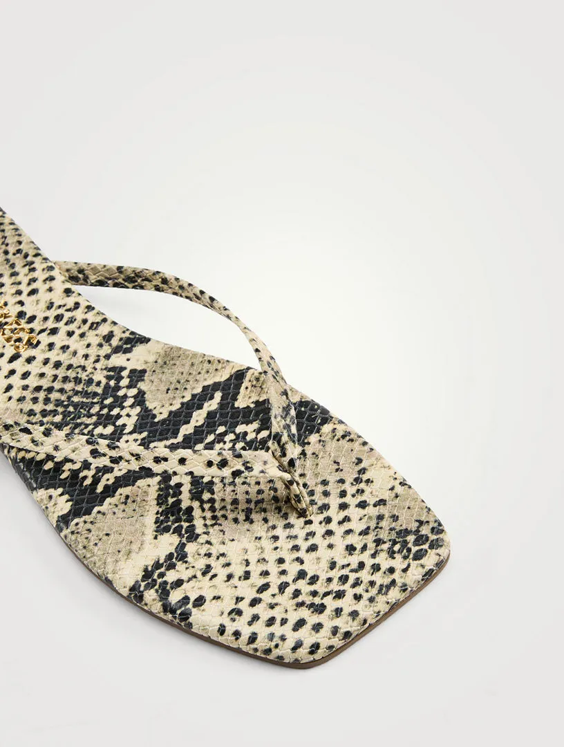 SQUARE TOE LILY SNAKESKIN sold by Wildflower product image thumbnail 3