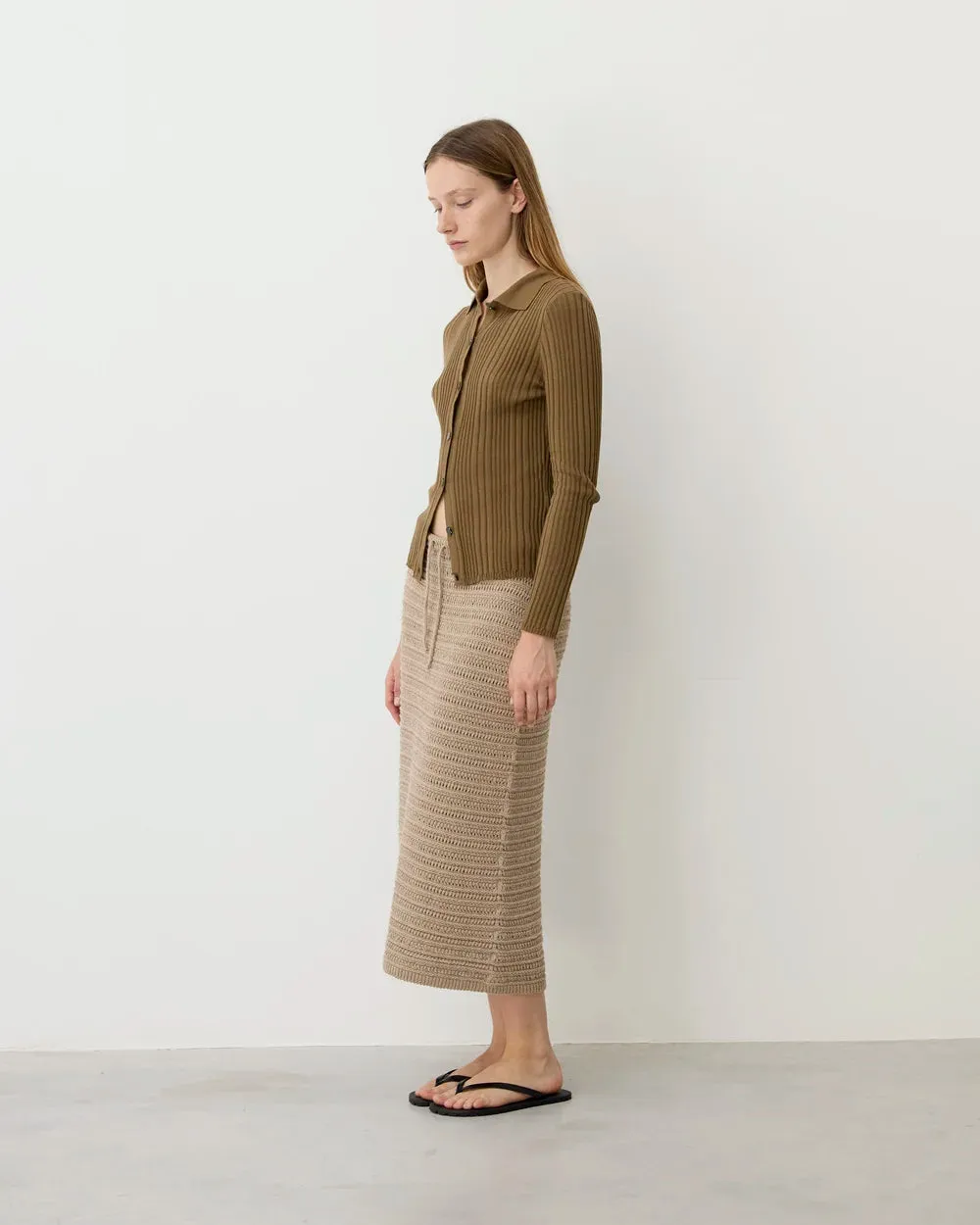OSMA CARDIGAN - OLIVE sold by Wildflower product image thumbnail 4