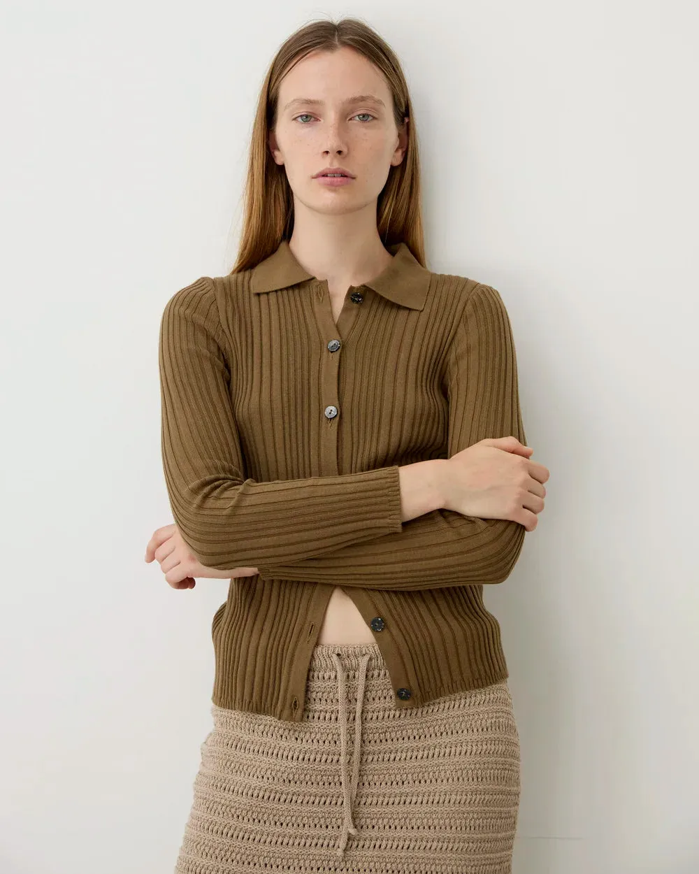 OSMA CARDIGAN - OLIVE sold by Wildflower product image thumbnail 2