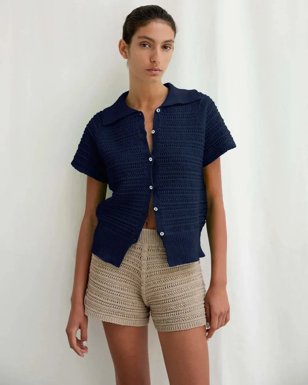 PALMA CARDIGAN - NAVY sold by Wildflower