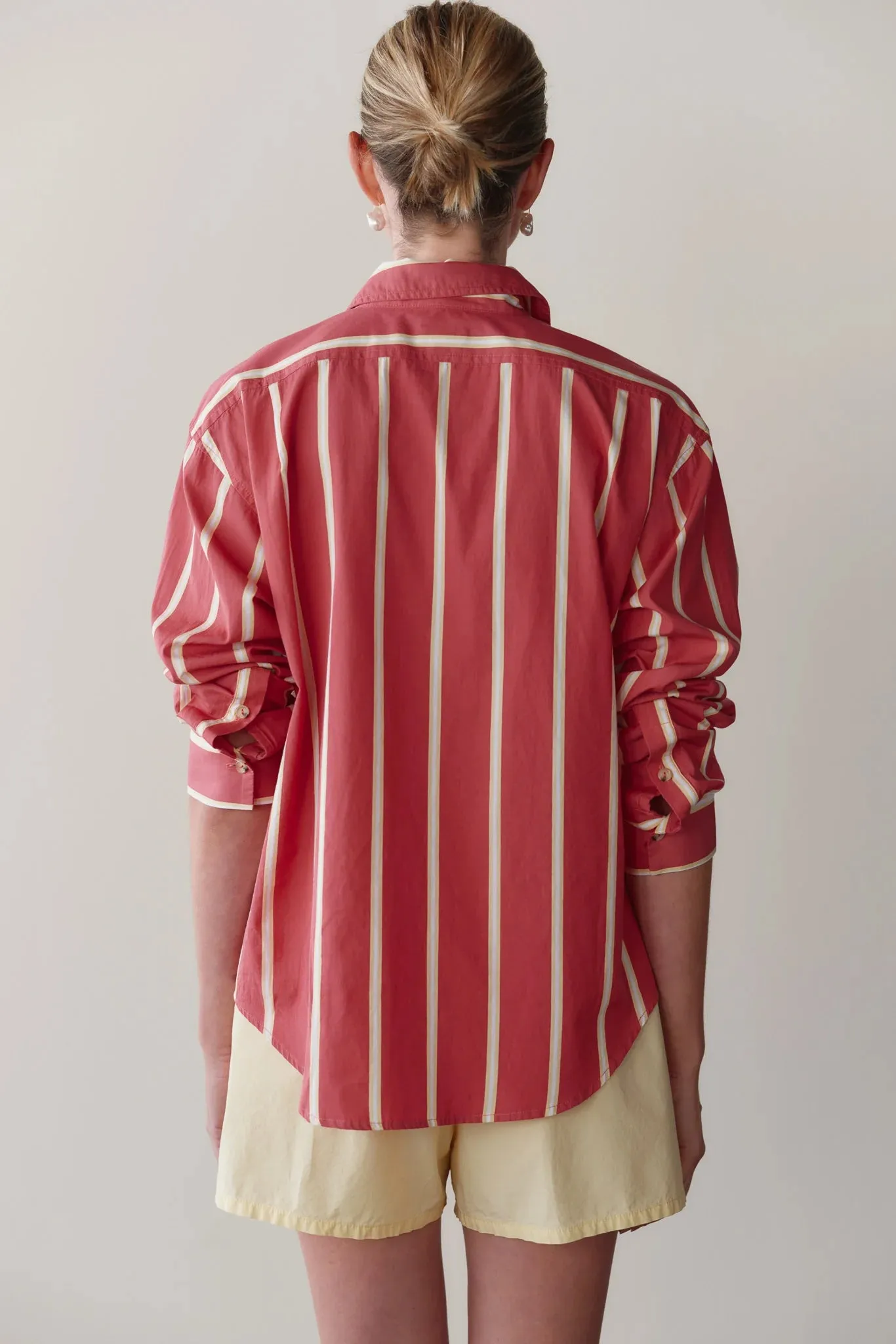 THE POP SHIRT - RASPBERRY STRIPE sold by Wildflower product image thumbnail 5