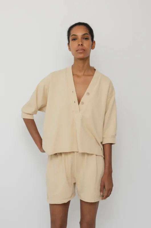SHORT SLEEVE SWEATSHIRT made by Wol Hide