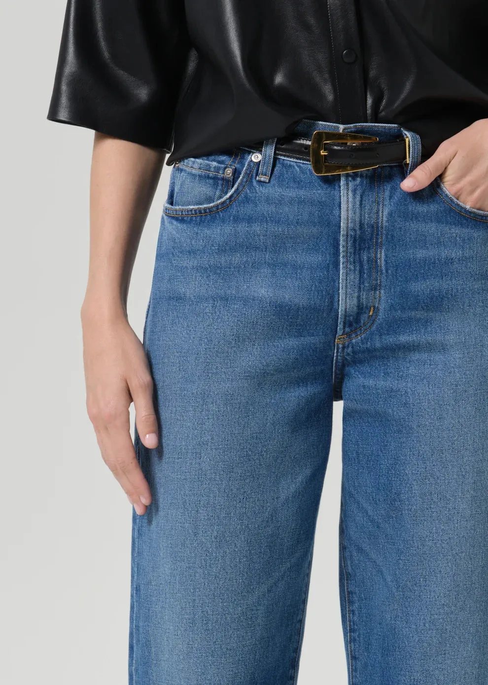 THE TAPER JEAN - PASTIS sold by Wildflower product image thumbnail 5