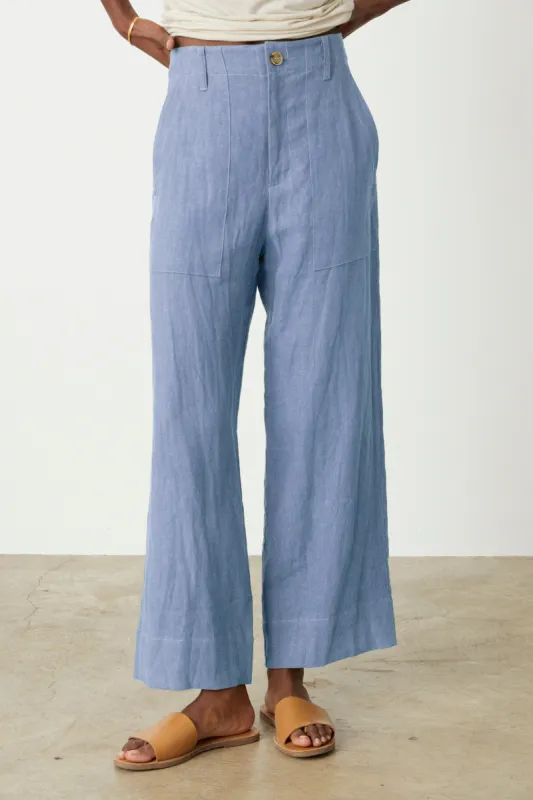 DRU HEAVY LINEN PANT made by Velvet
