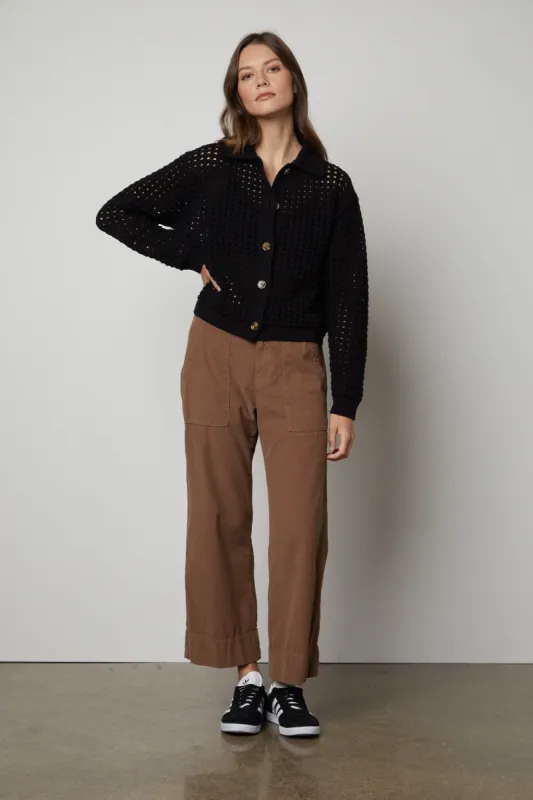 VERA CORDUROY WIDE LEG PANT made by Velvet