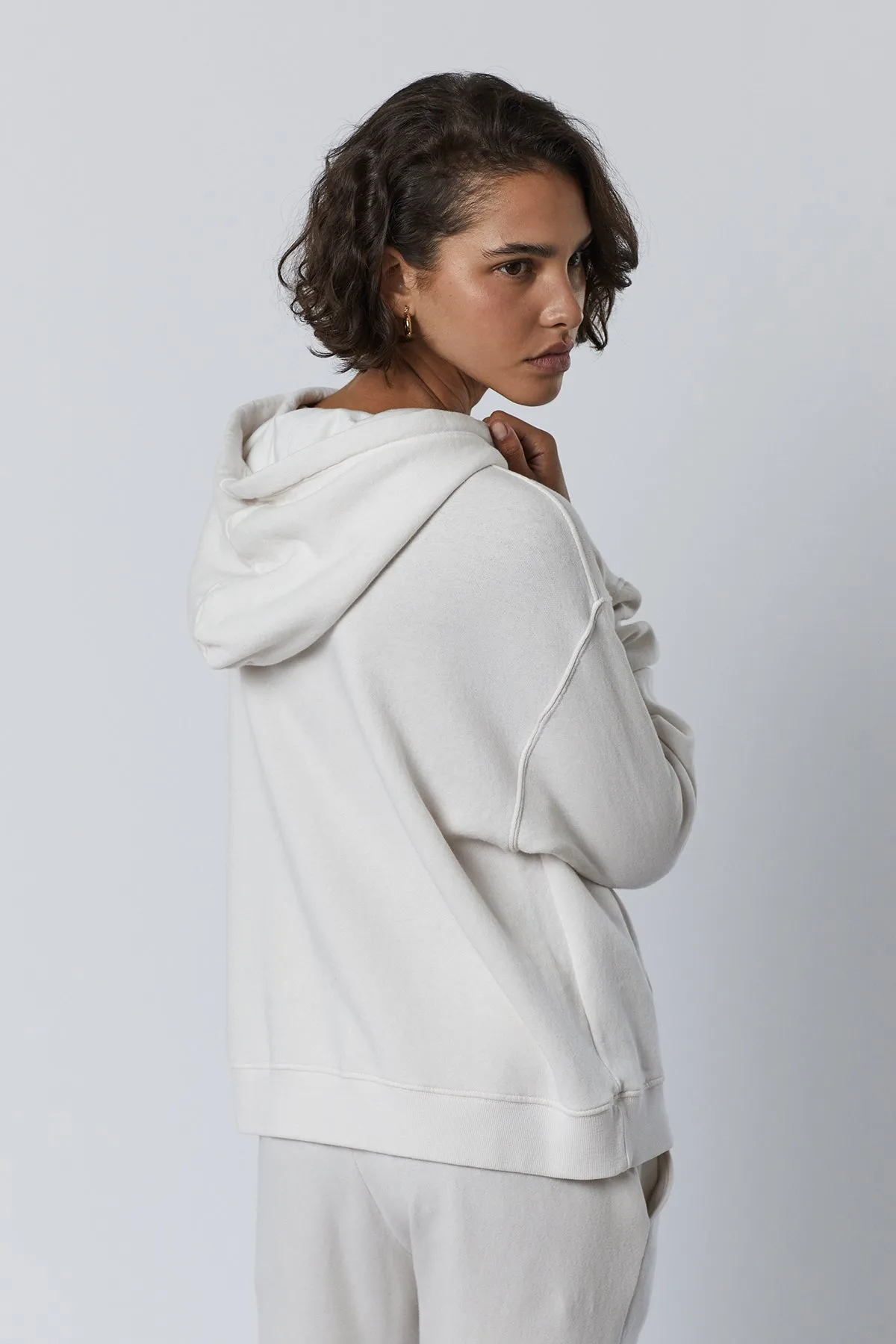 OJAI ORGANIC FLEECE HOODIE sold by Wildflower product image thumbnail 2