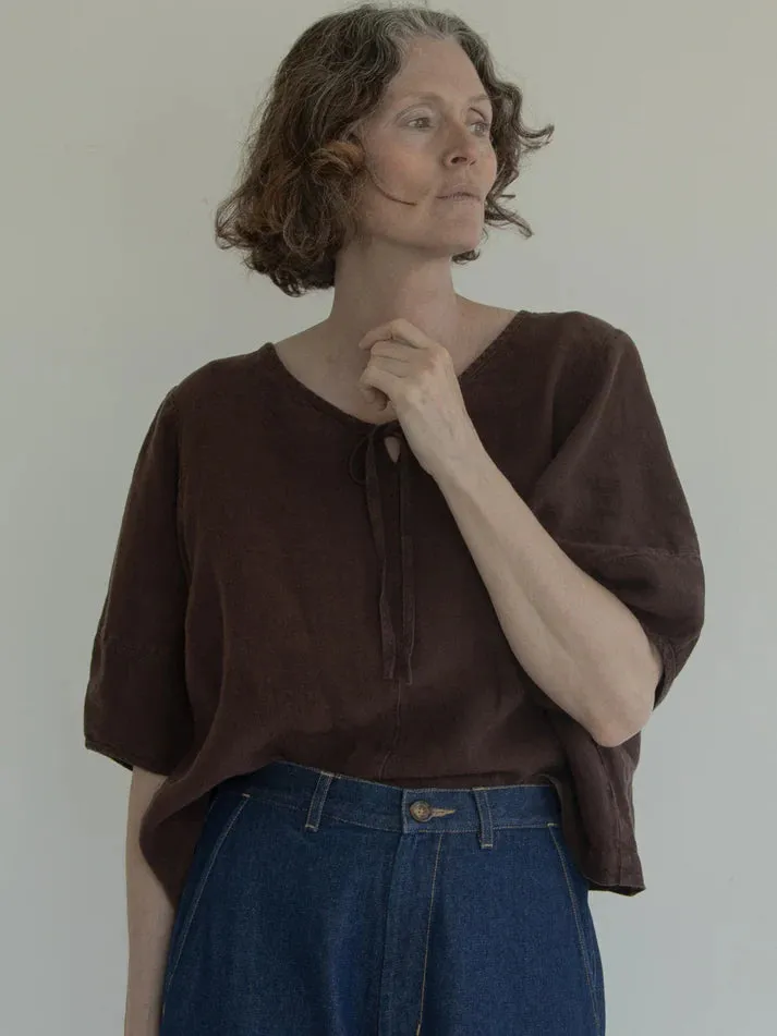 BLAIR TOP - CHOCOLATE sold by Wildflower product image thumbnail 4