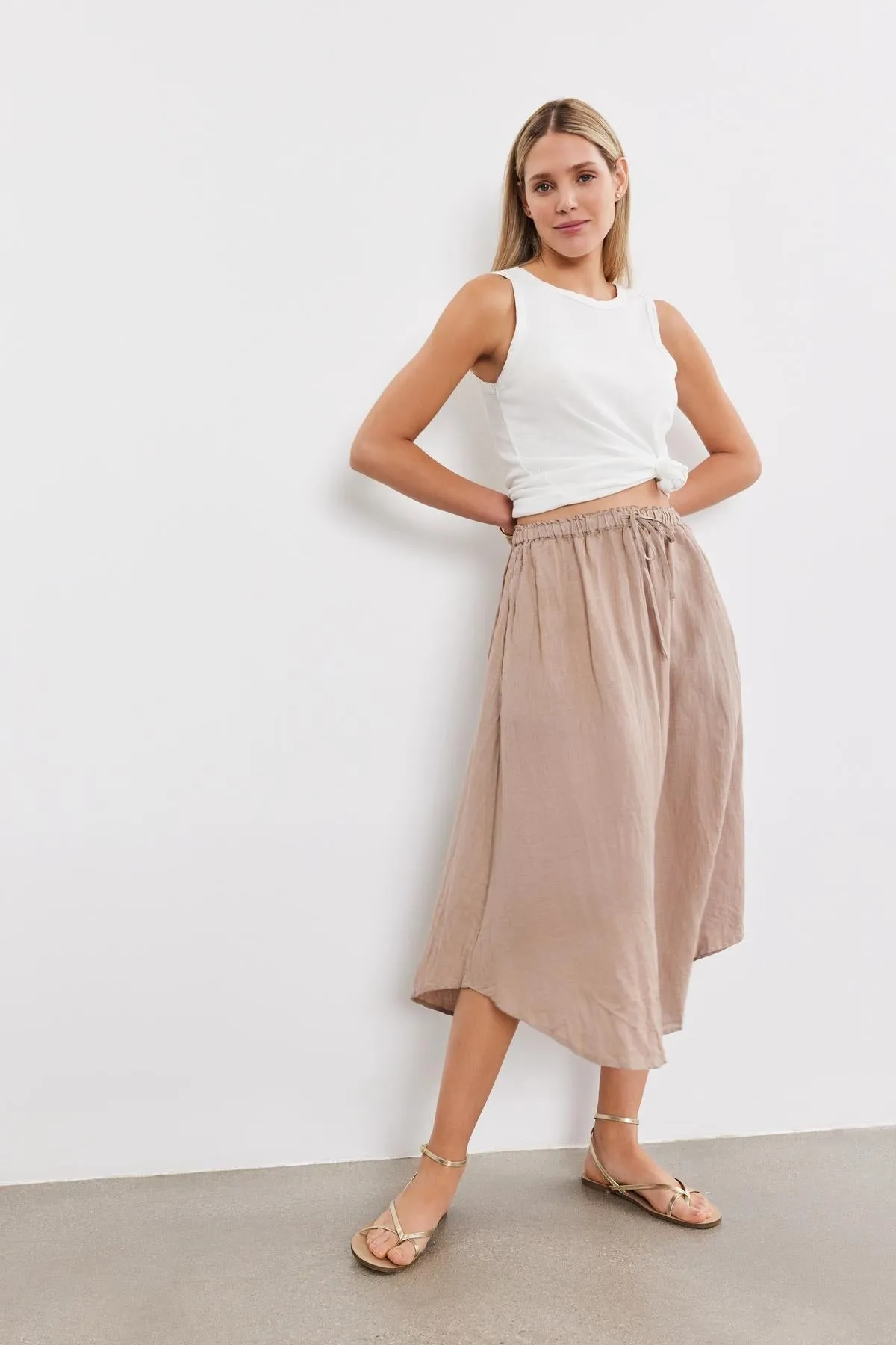 NEMY LINEN SKIRT sold by Wildflower