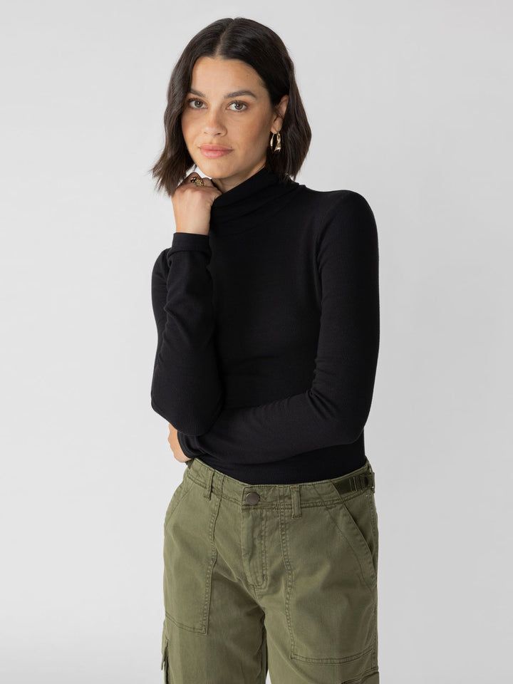 ESSENTIAL TURTLENECK TOP sold by Wildflower