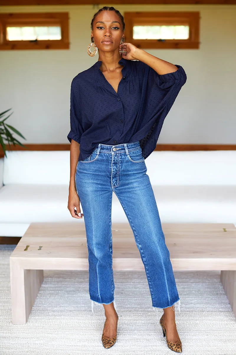 MANDARIN COLLAR TOP sold by Wildflower product image thumbnail 3