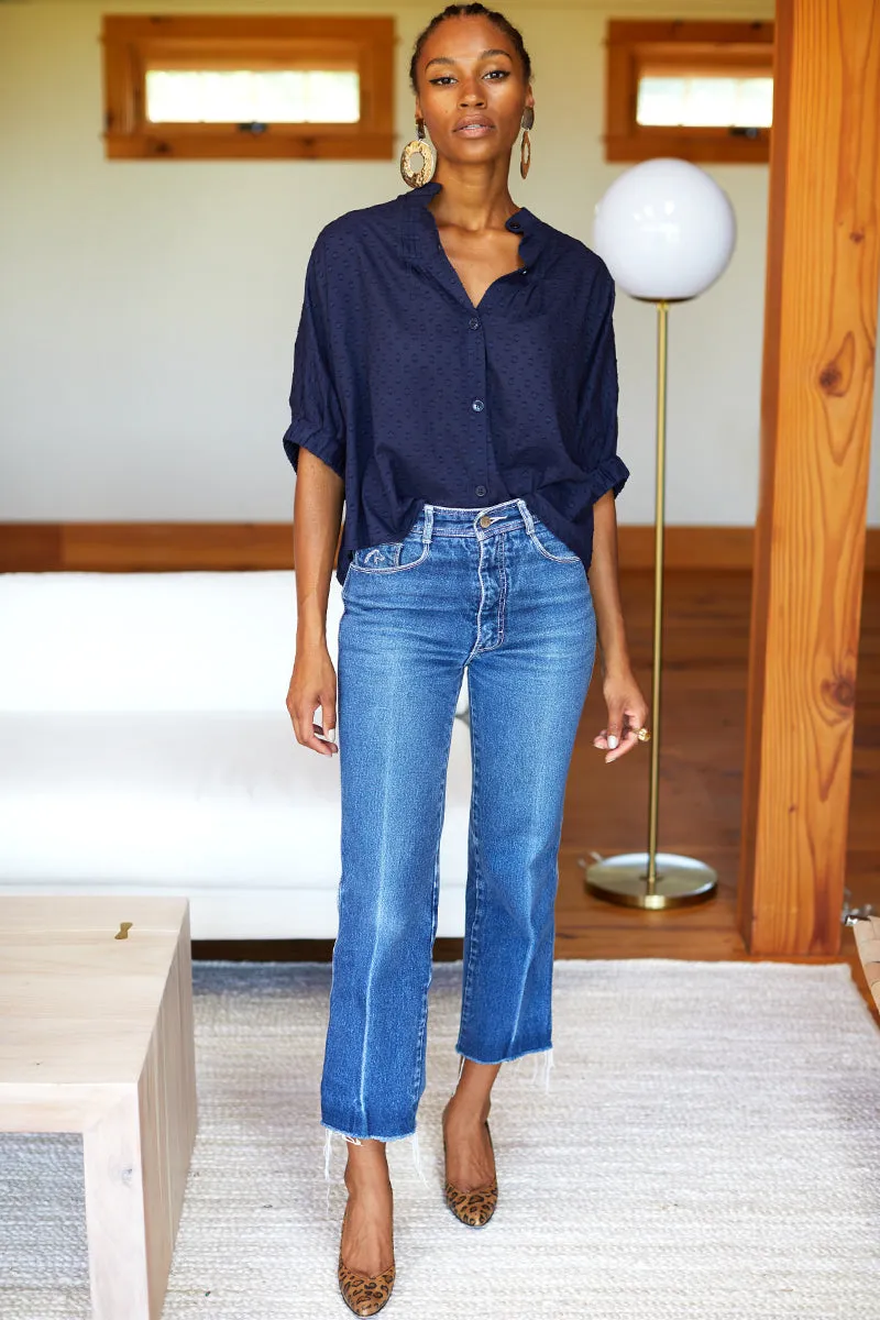 MANDARIN COLLAR TOP sold by Wildflower product image thumbnail 2