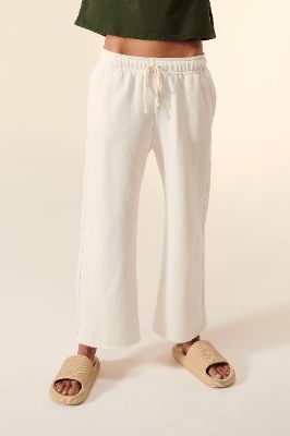 MONTECITO ORGANIC FLEECE WIDELEG PANT sold by Wildflower