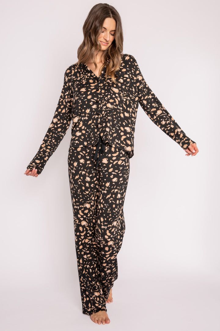 BLACK CHEETAH PJ SET sold by Wildflower product image thumbnail 4