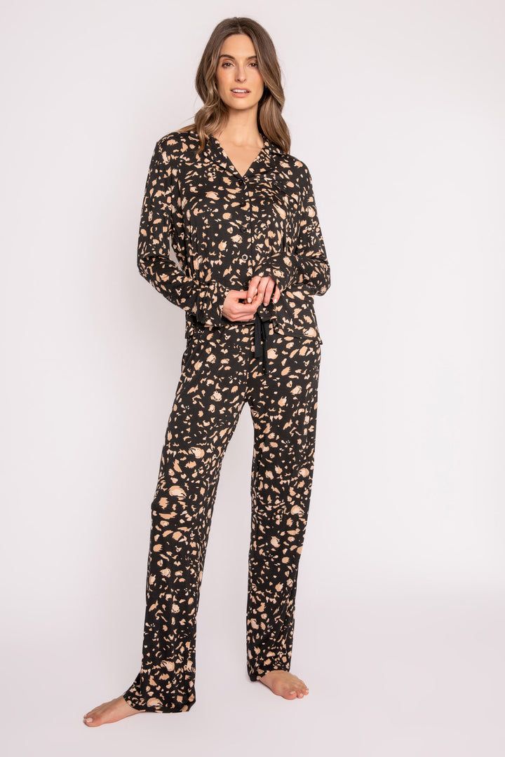 BLACK CHEETAH PJ SET sold by Wildflower