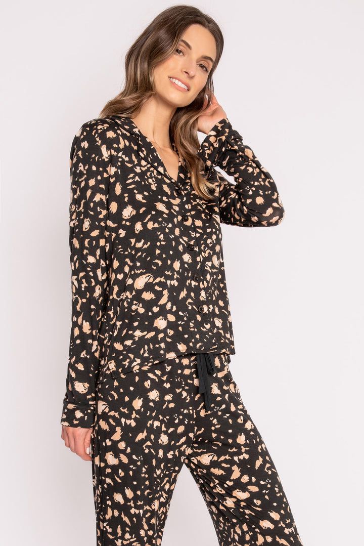 BLACK CHEETAH PJ SET sold by Wildflower product image thumbnail 3