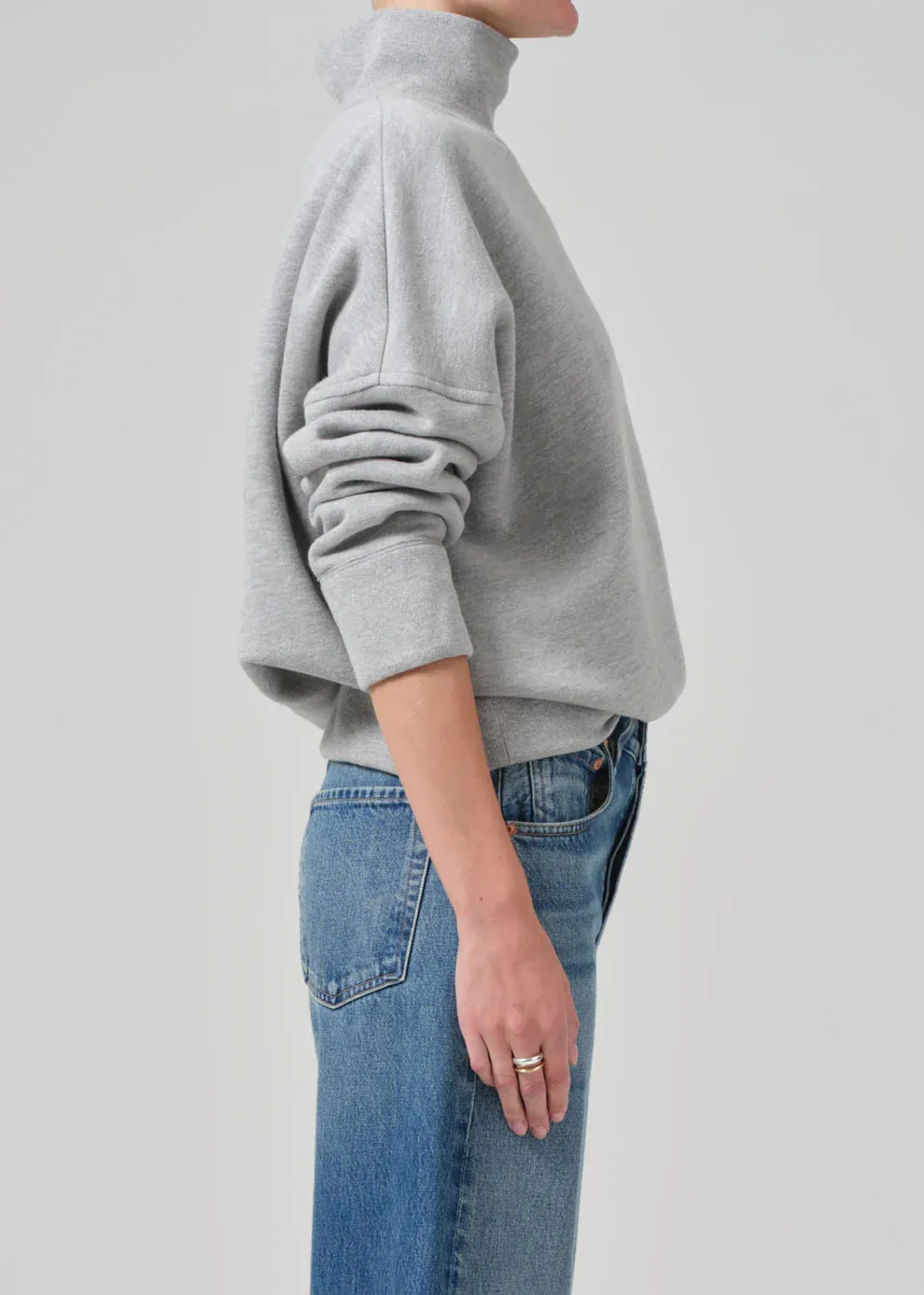 CARA TURTLENECK - HEATHER GREY sold by Wildflower product image thumbnail 2