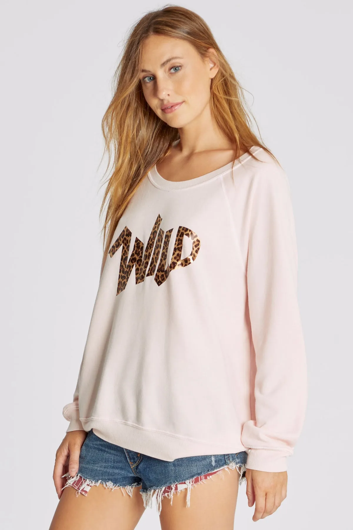 Wild Thing Sommers Sweatshirt | P. Pink Salt sold by Wildfox product image thumbnail 4