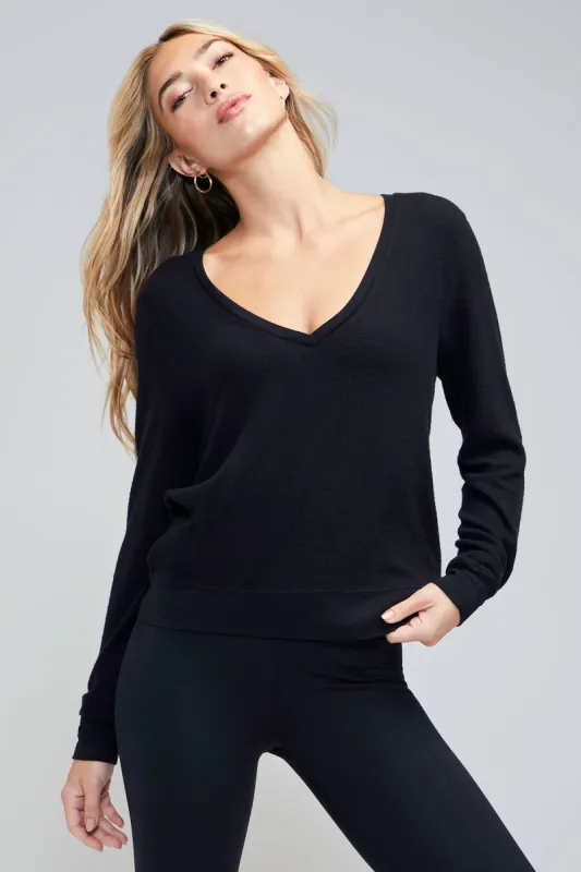 Victoria Pullover | Clean Black sold by Wildfox
