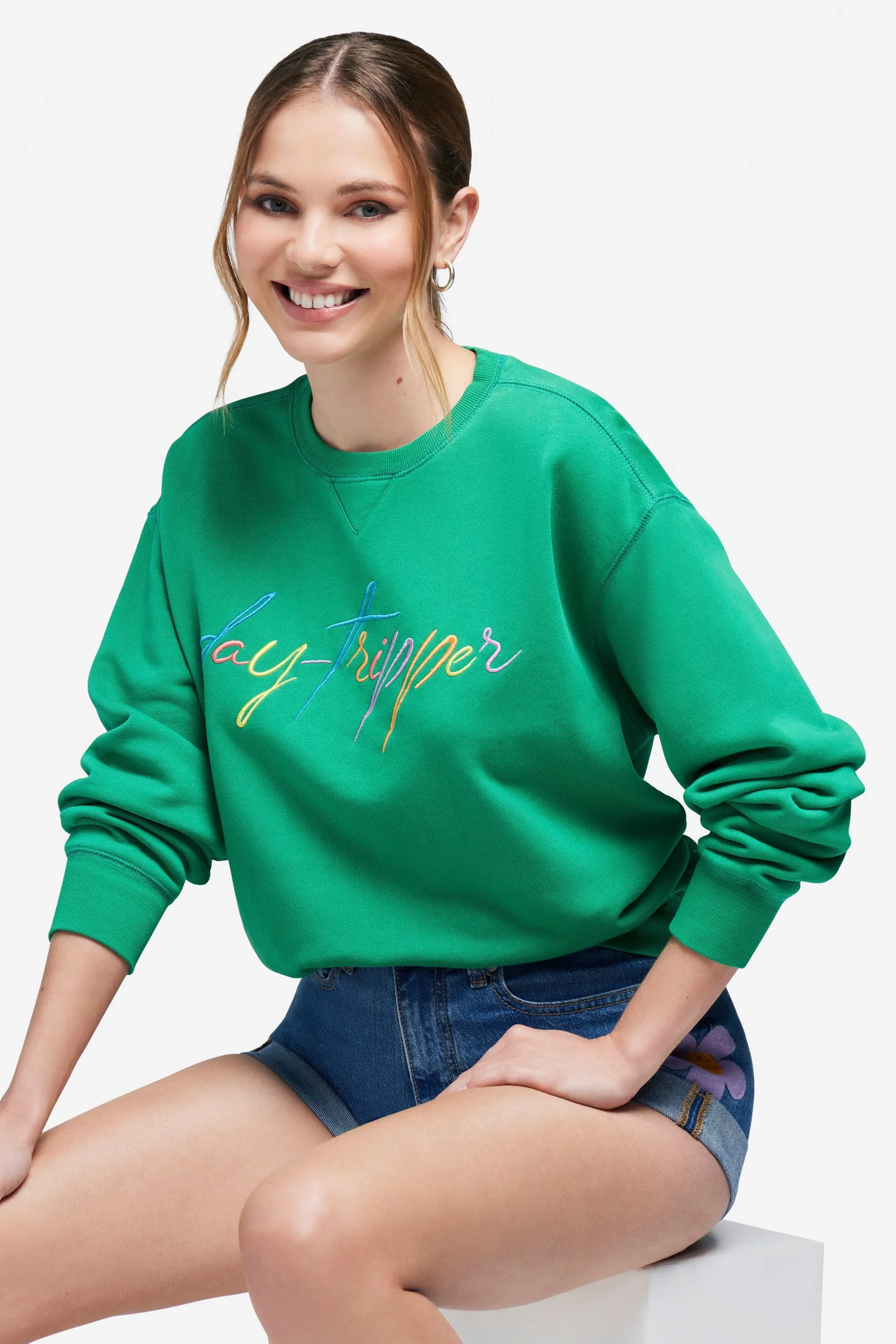 Day Tripper Cody Sweatshirt | Jelly Bean sold by Wildfox product image thumbnail 3