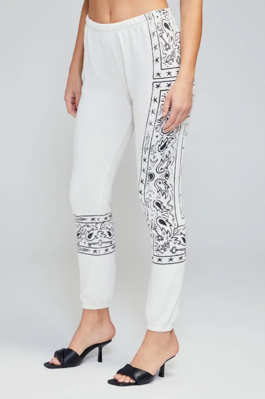 Cosmic Paisley Knox Pant | Vanilla sold by Wildfox